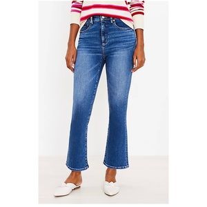 Ann Taylor Loft High Rise Kick Crop Jeans - Size 28/6. Brand new with tags.